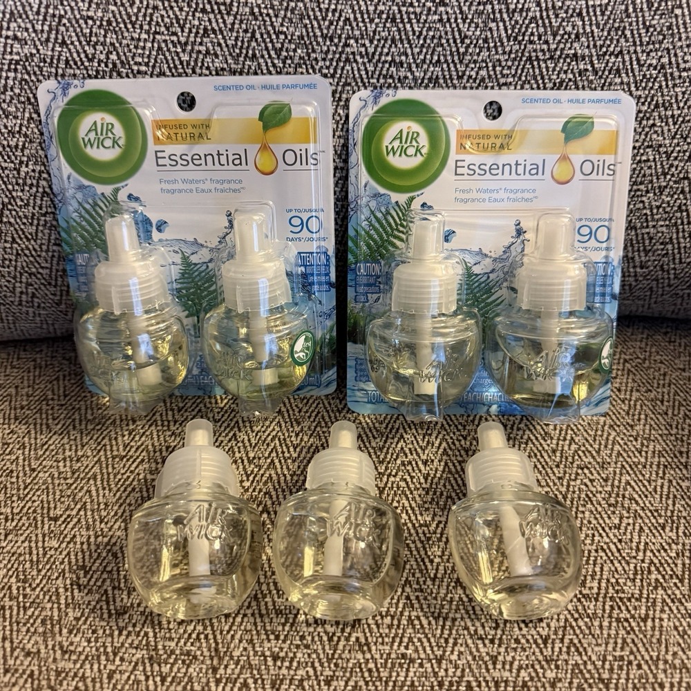 Air Wick Scented Oil Air Freshener Refills Fresh Waters 7 Refills